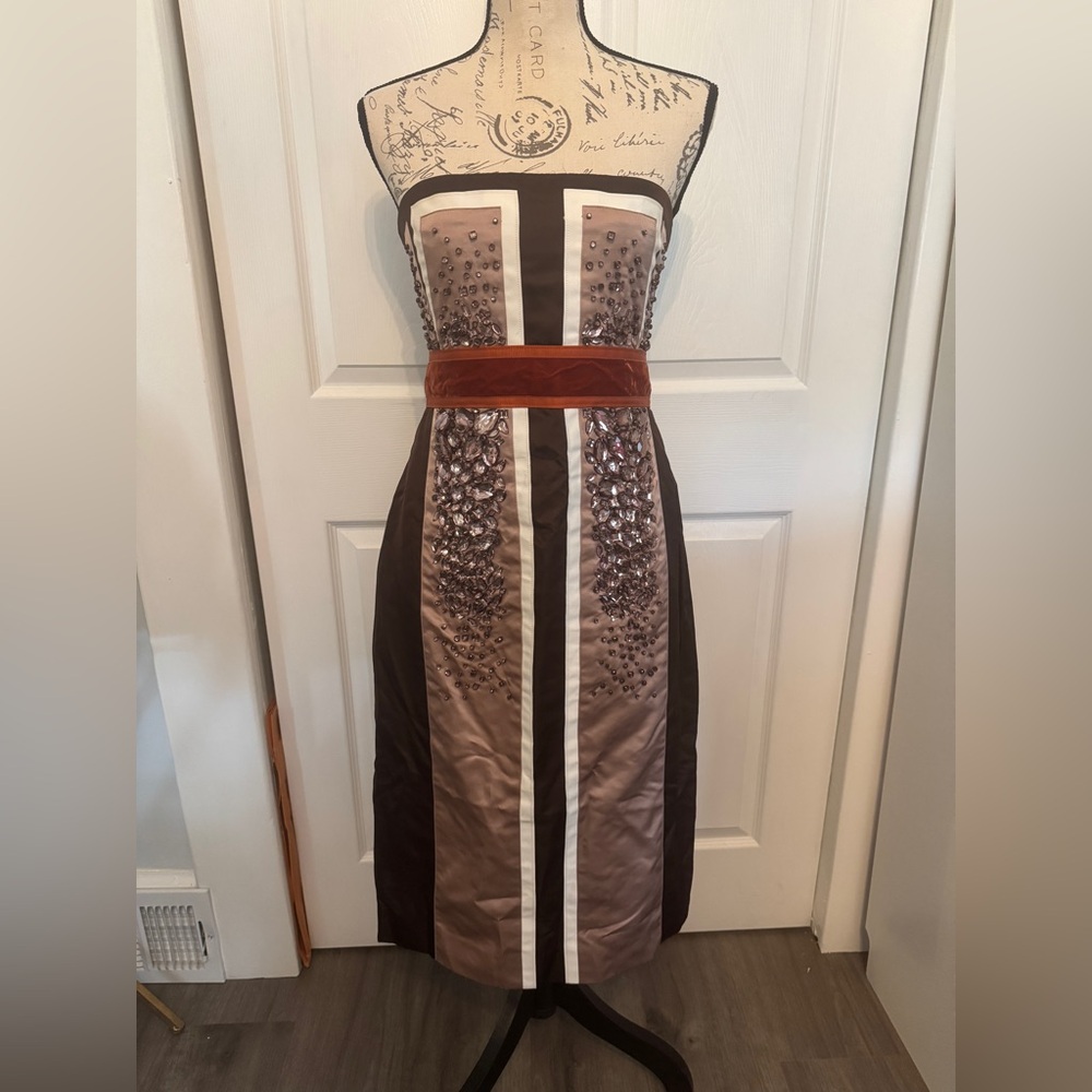 Carolina Herrera Embellished Dress 10